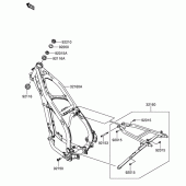 Схема вузла: Рама для Suzuki RM-Z250