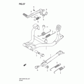 Схема вузла: Підставка для Suzuki GSF1200 Bandit