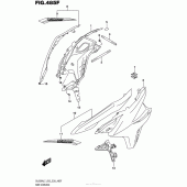Схема вузла: Side Cowling (Dl650Al7 E33) (For Yvb,yww) для Suzuki DL650 V-Strom