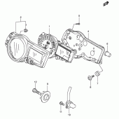 Схема вузла: Спідометр для Suzuki GSX-R1000