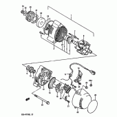 Схема вузла: Генератор для Suzuki GSX-R1100