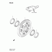 Схема вузла: Демпферна муфта для Suzuki AN650 Burgman (EU analogue of SkyWave)