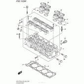 Схема узла: Головка цилиндра для Suzuki GSX-S750