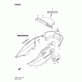 Схема узла: Боковая крышка (An650al1 e19) для Suzuki AN650 Burgman (EU analogue of SkyWave)