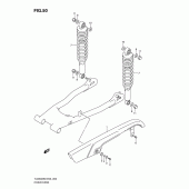 Схема узла: Кожух цепной передачи для Suzuki TU250