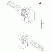 Схема вузла: Пульт керування рульовим (Model k5/k6) для Suzuki DL1000 V-Strom