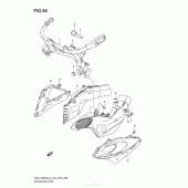 Схема узла: Воздухозаборник для Suzuki GSX1300 Hayabusa