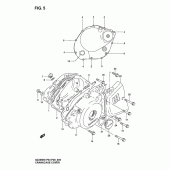 Схема узла: Крышки картера для Suzuki GZ250 Marauder