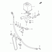 Схема вузла: Валик для Suzuki DR350