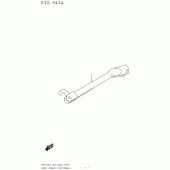 Схема вузла: Prop Stand (Optional) для Suzuki AN650 Burgman (EU analogue of SkyWave)