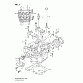 Схема вузла: Головка циліндра Suzuki DR-Z400 DR-Z400SM