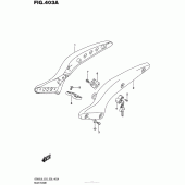 Схема вузла: Кронштейн заднього крила Suzuki VZ800 Boulevard M50