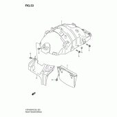 Схема узла: Задний подкрылок для Suzuki VZR1800 Intruder M1800R/ Boulevard M109R