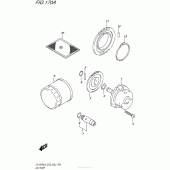 Схема вузла: Масляний насос Suzuki DL1000 V-Strom