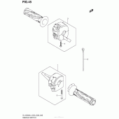 Схема вузла: Пульт управління рульовий для Suzuki DL1000 V-Strom
