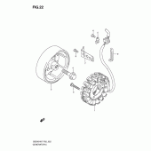 Схема вузла: Генератор для Suzuki GS500