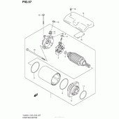 Схема вузла: Електричний стартер для Suzuki VL800 Boulevard C50C