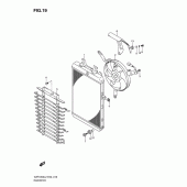Схема вузла: Радіатор для Suzuki VZR1800 Intruder M1800R/Boulevard M109R