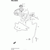 Схема вузла: Паливний бак (Gsx-R1000L5 E33) для Suzuki GSX-R1000