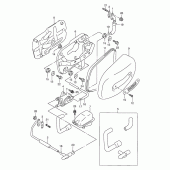 Схема узла: Система индукции воздуха (E18) для Suzuki VZ800 Marauder