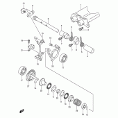 Схема вузла: Клапан вихлопу (Model k3) для Suzuki RM125