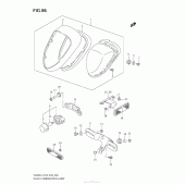 Схема вузла: Задній ліхтар (Стоп-сигнал) (Vl800T E33) для Suzuki VZ800 Boulevard M50