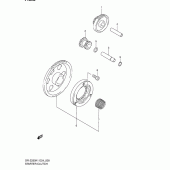 Схема узла: Привод стартера для Suzuki DR-Z250