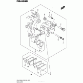 Схема узла: Задний тормозной суппорт (Gsx-R1000Al6 E28) для Suzuki GSX-R1000