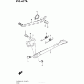Схема вузла: Підставка для Suzuki DL650 V-Strom