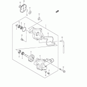 Схема вузла: Водяний насос Suzuki DL650 V-Strom