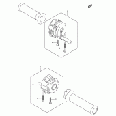 Схема вузла: Пульт управління рульовий для Suzuki GSX-R750