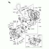 Схема вузла: Картер двигуна для Suzuki RM-Z250