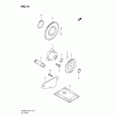 Схема вузла: Масляний насос Suzuki DL650 V-Strom