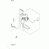 Схема узла: Топливный насос для Suzuki UX125 Sixteen