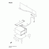 Схема узла: Аккумулятор для Suzuki RMX450