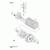 Схема узла: Сцепление для Suzuki GZ250 Marauder