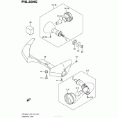 Схема вузла: Turnsignal Lamp (Vzr1800Bzl7 E28) для Suzuki VZR1800 Boulevard M109R BOSS