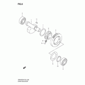 Схема вузла: Балансувальний вал для Suzuki DR650 DR650SE