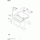 Схема вузла: Акумулятор (Gsx1300Ral4 E03) для Suzuki GSX1300 Hayabusa
