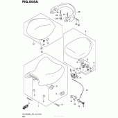 Схема вузла: Сидіння для Suzuki GSX1300 Hayabusa