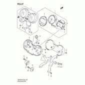 Схема вузла: Спідометр (Gsf650k5/k6/uk5/uk6) для Suzuki GSF650 Bandit S