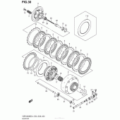Схема вузла: Зчеплення (Vzr1800Bzl4 E03) для Suzuki VZR1800 Boulevard M109R BOSS