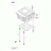 Схема вузла: Циліндр для Suzuki EN125