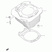 Схема вузла: Циліндр для Suzuki DR650 DR650SE