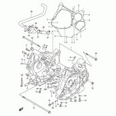 Схема вузла: Картер двигуна для Suzuki TL1000