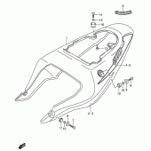 Схема вузла: Бічні панелі (Model k1) для Suzuki GSX-R600