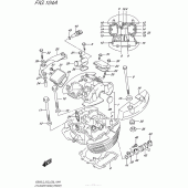 Схема вузла: Головка циліндра (передня) для Suzuki VZ800 Boulevard M50
