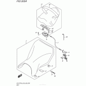 Схема вузла: Сидіння для Suzuki GSX-S750