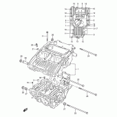 Схема узла: Картер двигателя для Suzuki GS500