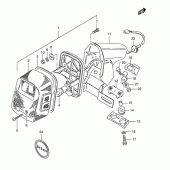 Схема вузла: Задній ліхтар (Стоп-сигнал) (E2, E4, E15, E21) для Suzuki TS125